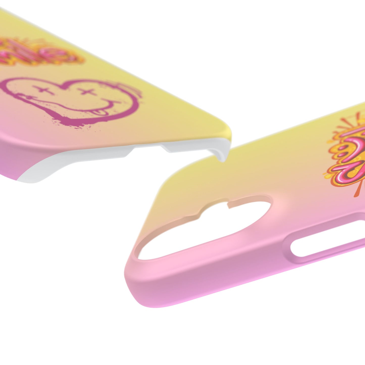 Phone Case with Smile Inscription