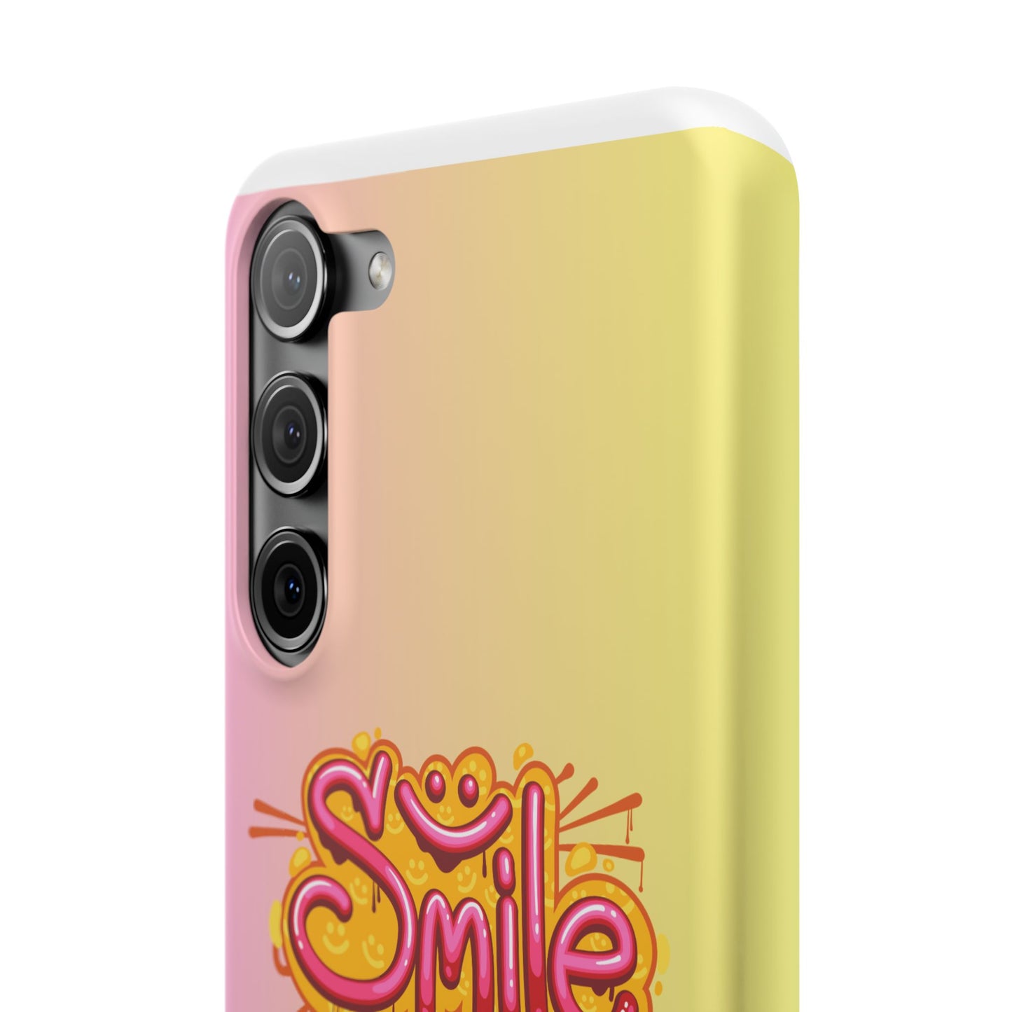 Phone Case with Smile Inscription