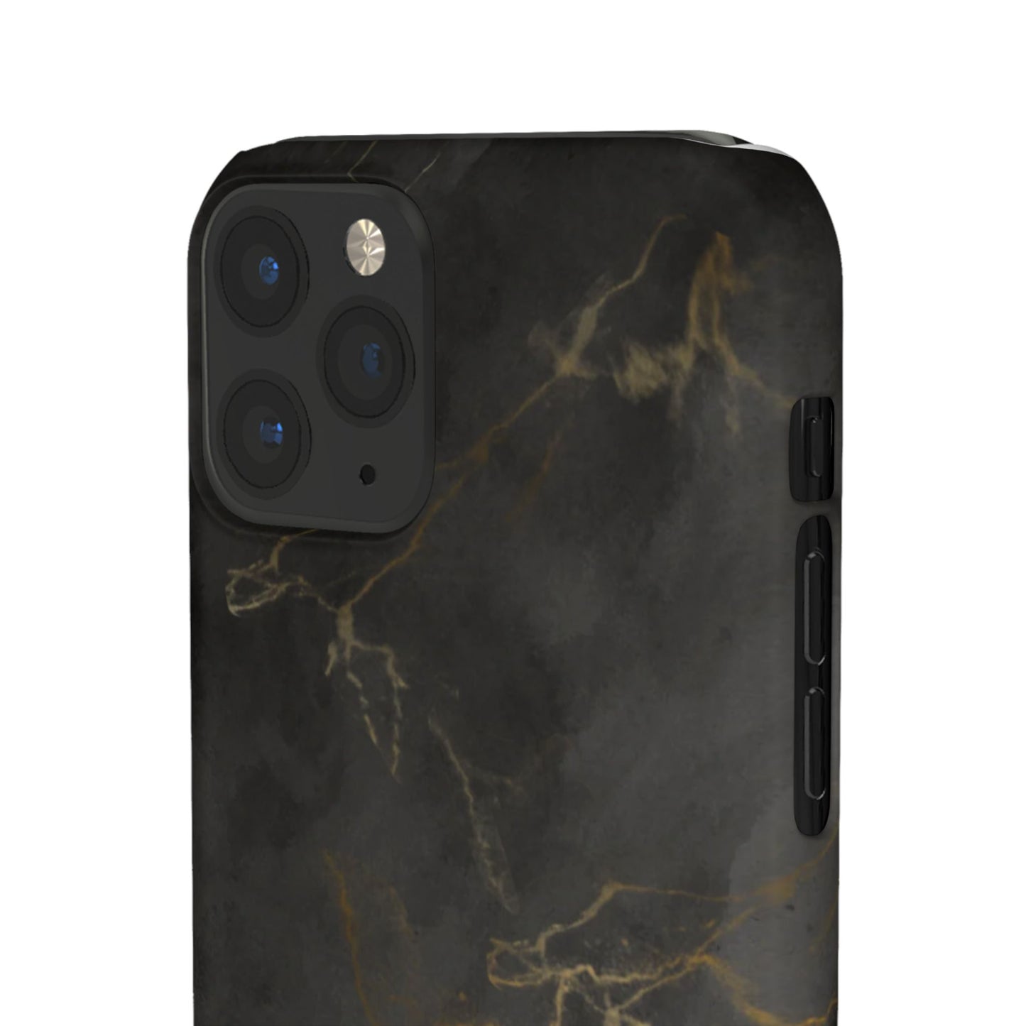 Phone Case - Elegant Black Snap Case