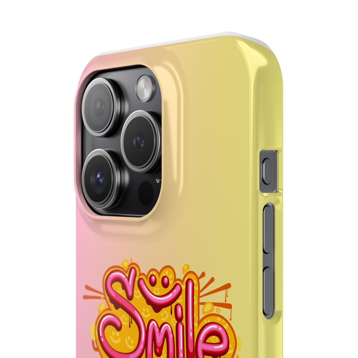 Phone Case with Smile Inscription