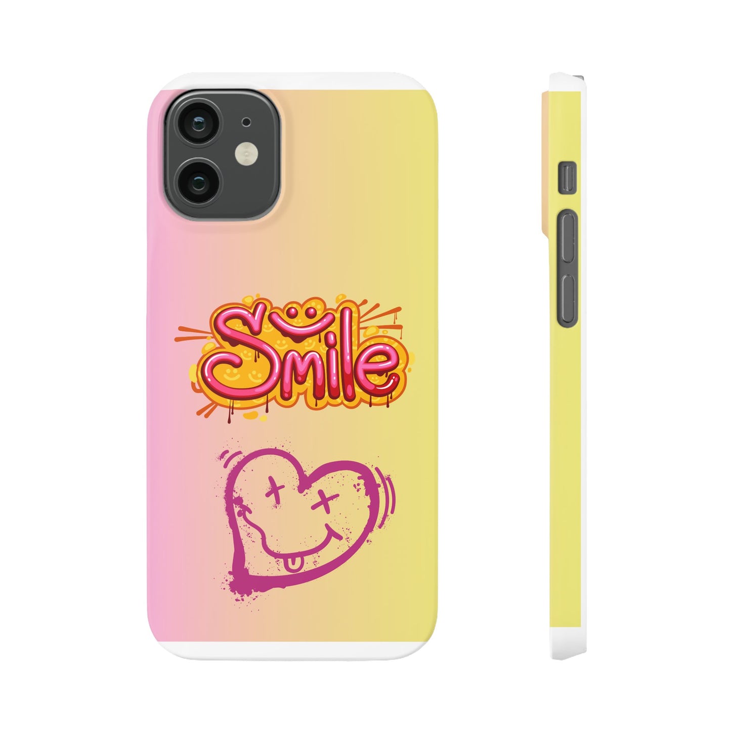 Phone Case with Smile Inscription