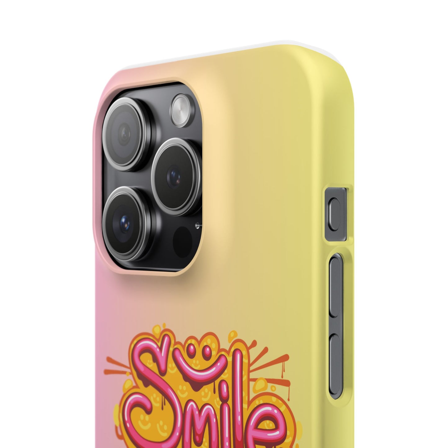 Phone Case with Smile Inscription