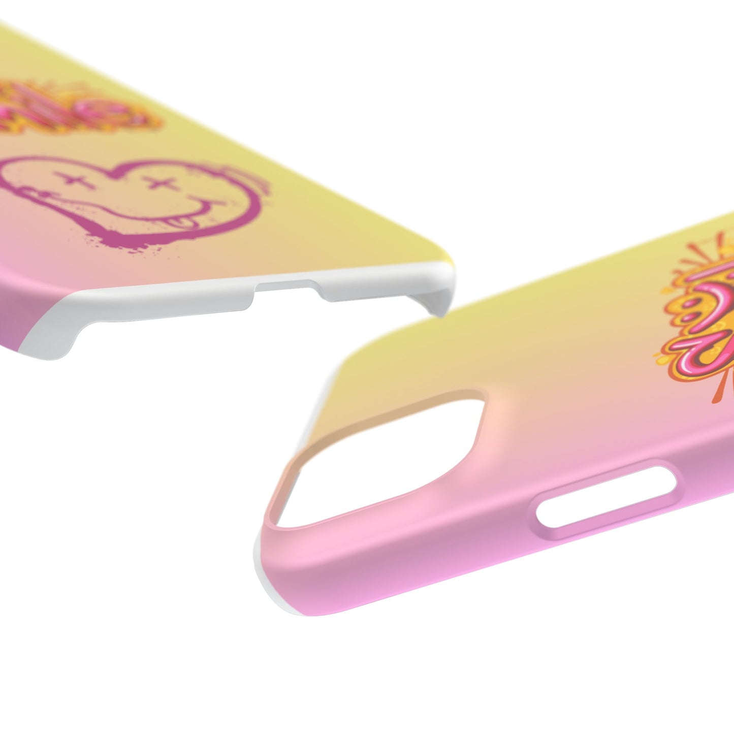 Phone Case with Smile Inscription