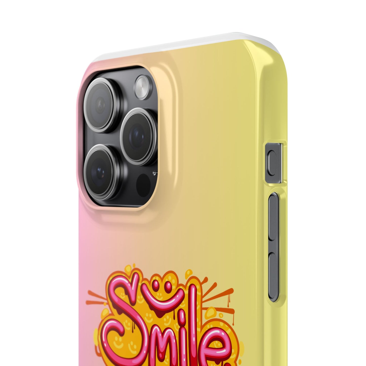 Phone Case with Smile Inscription