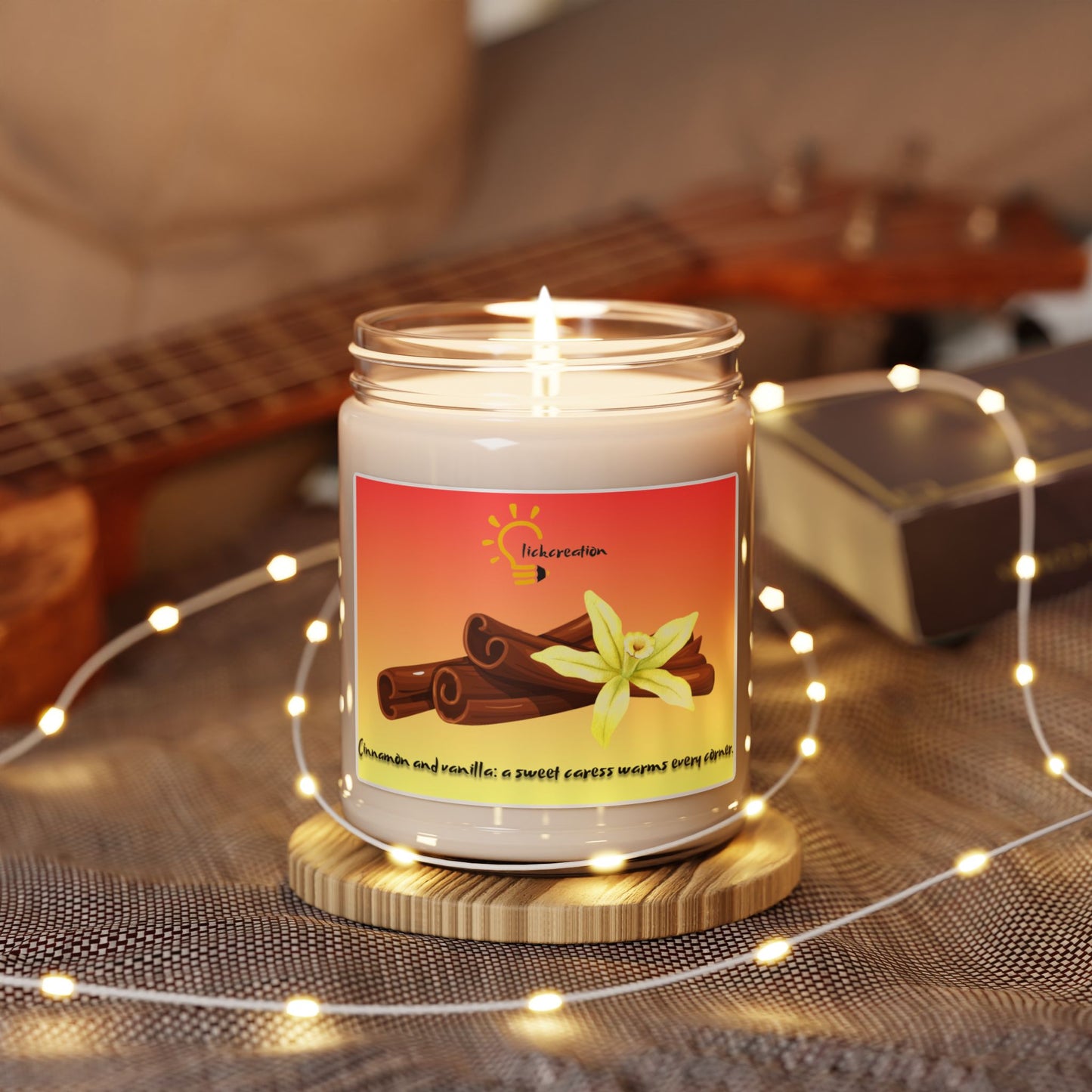 Soy Candle-Cinnamon and Vanilla