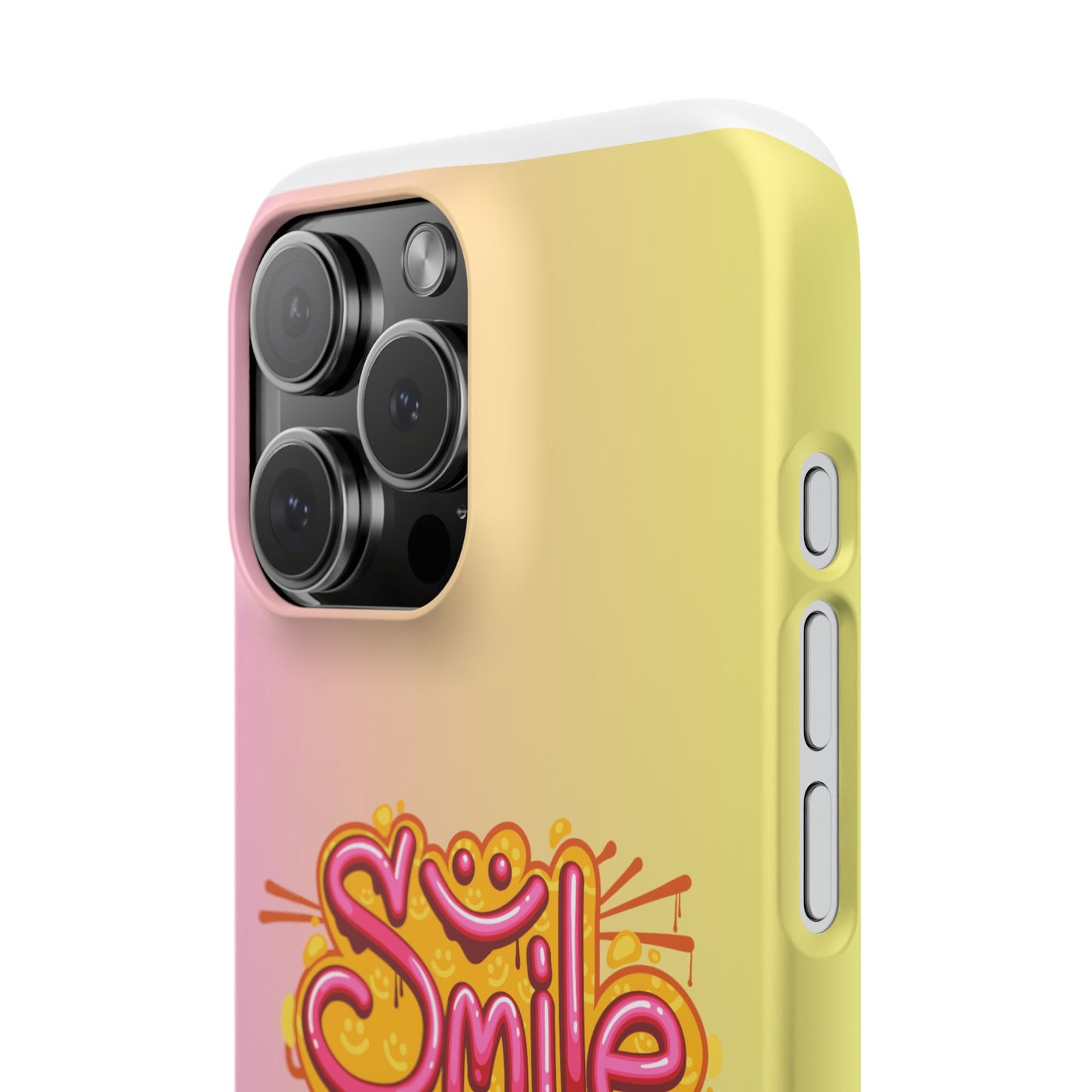 Phone Case with Smile Inscription