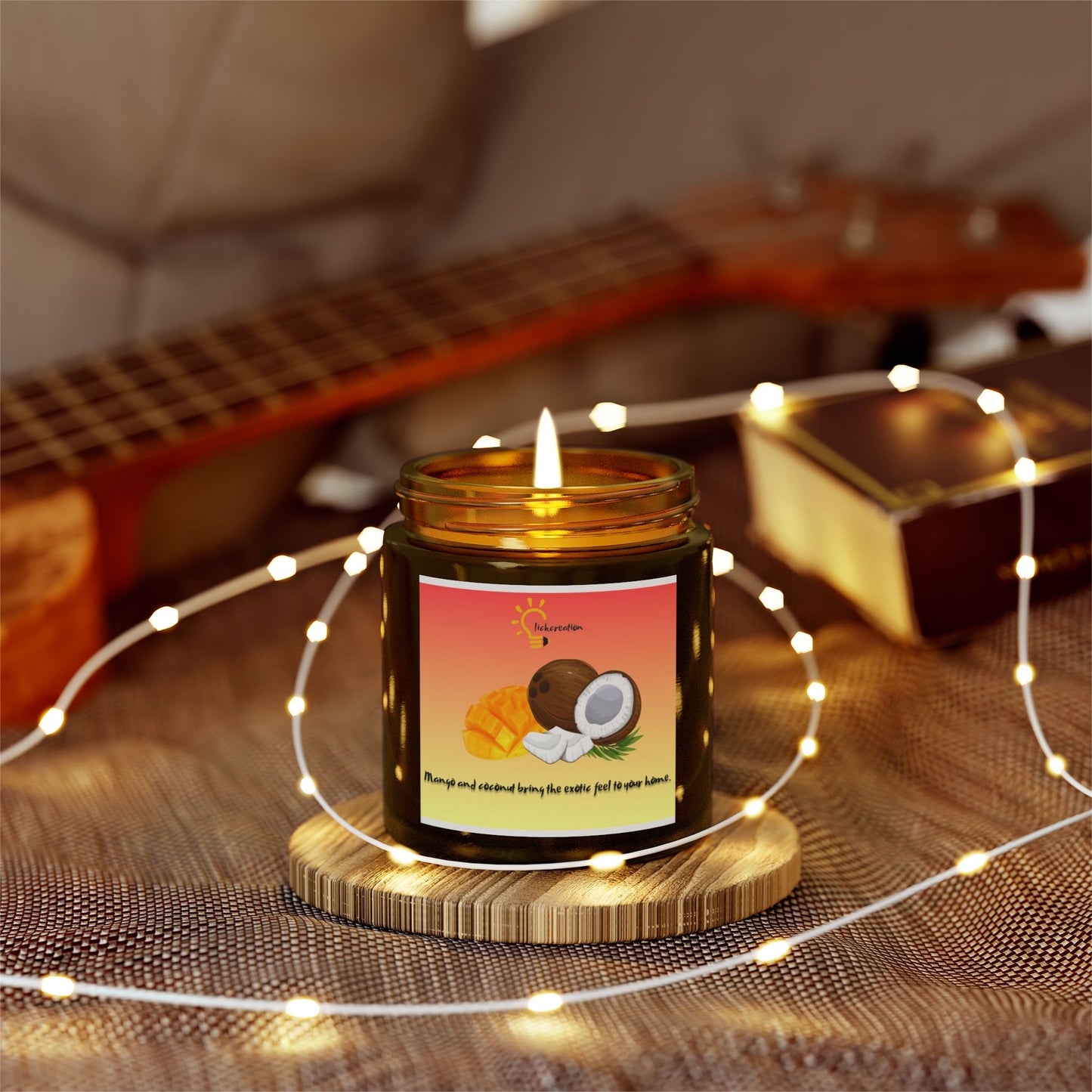 Scented Candles, Coconut-Mango