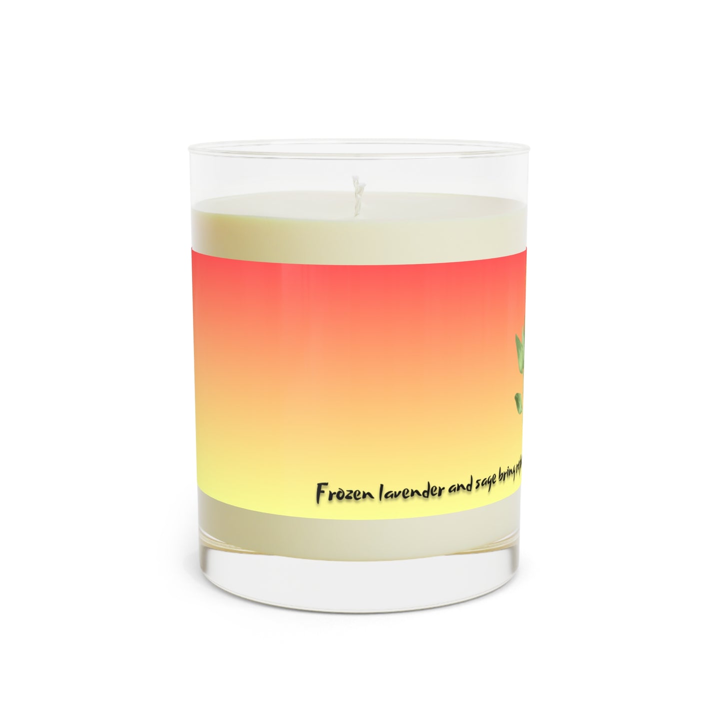 Scented Candle - Lavender Sage Glass