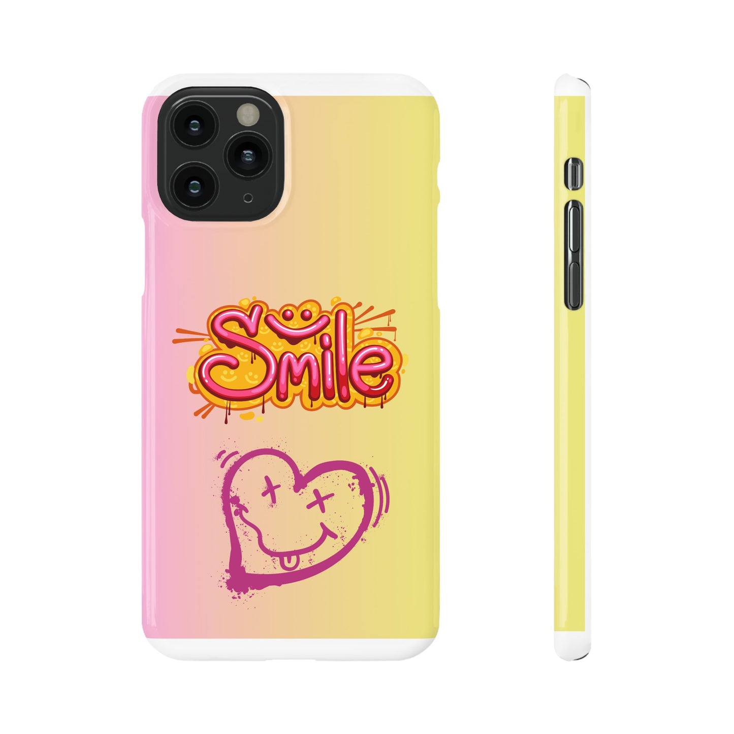 Phone Case with Smile Inscription