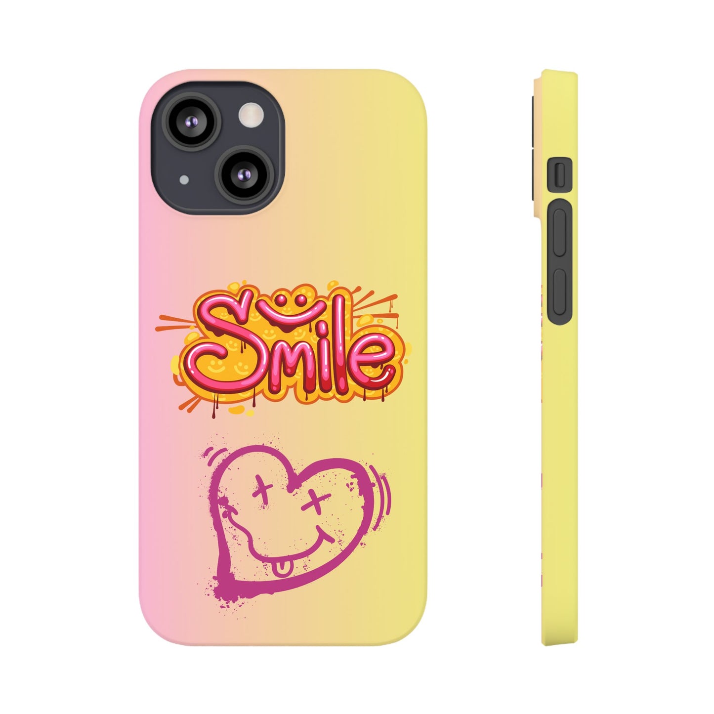 Phone Case with Smile Inscription