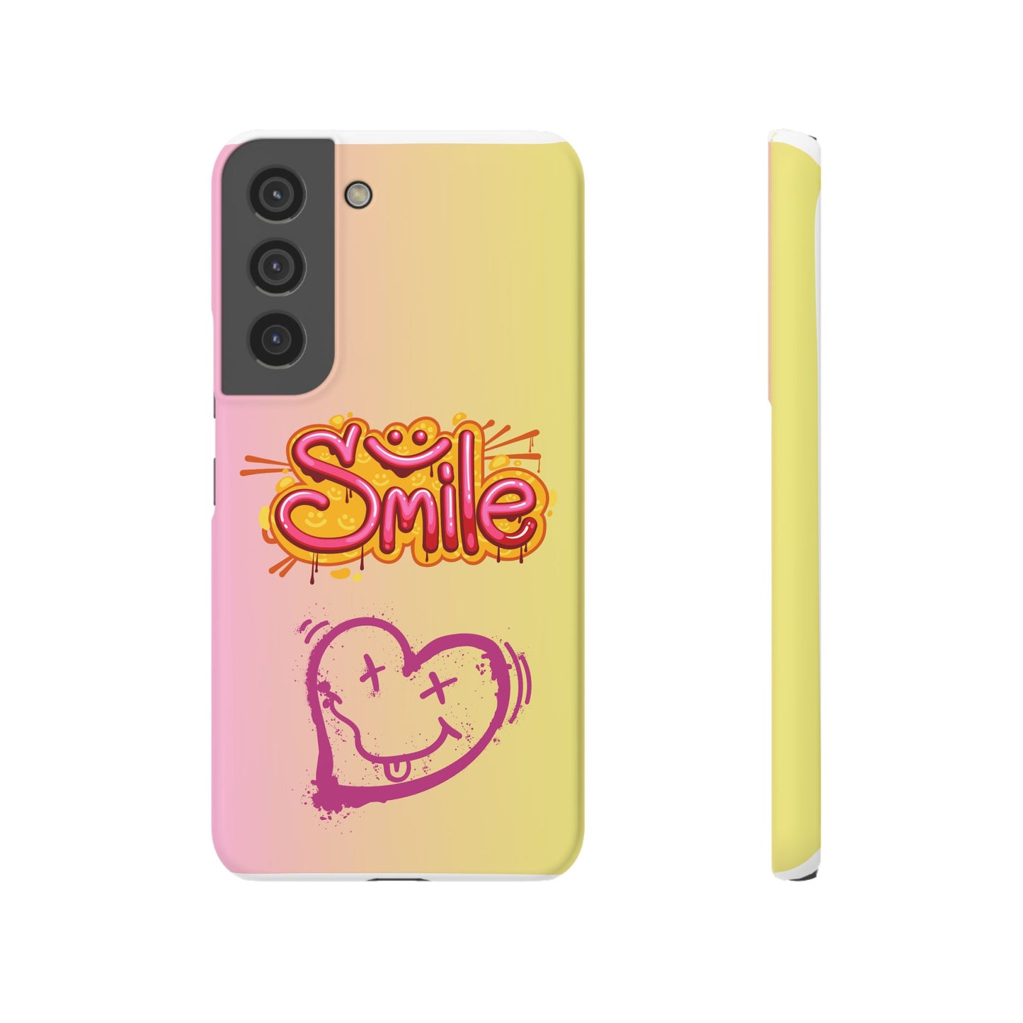 Phone Case with Smile Inscription