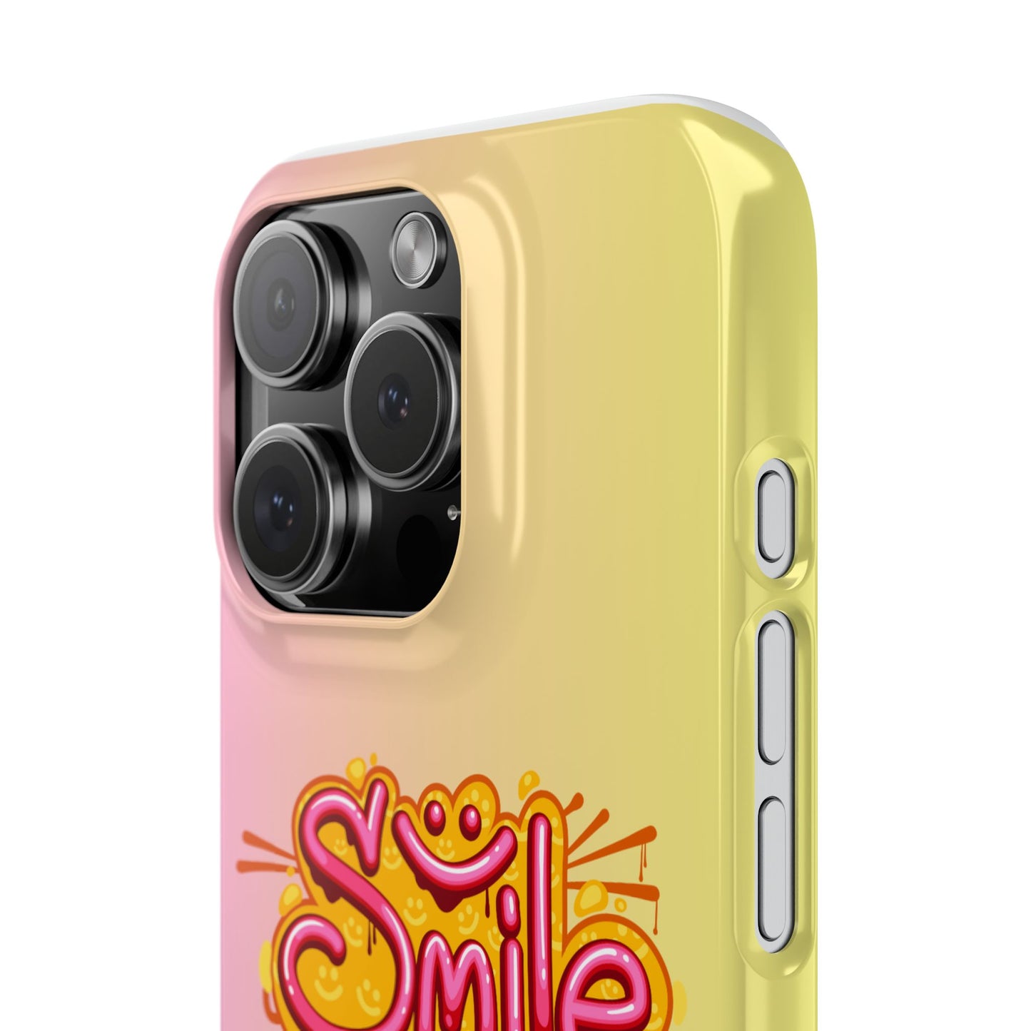 Phone Case with Smile Inscription