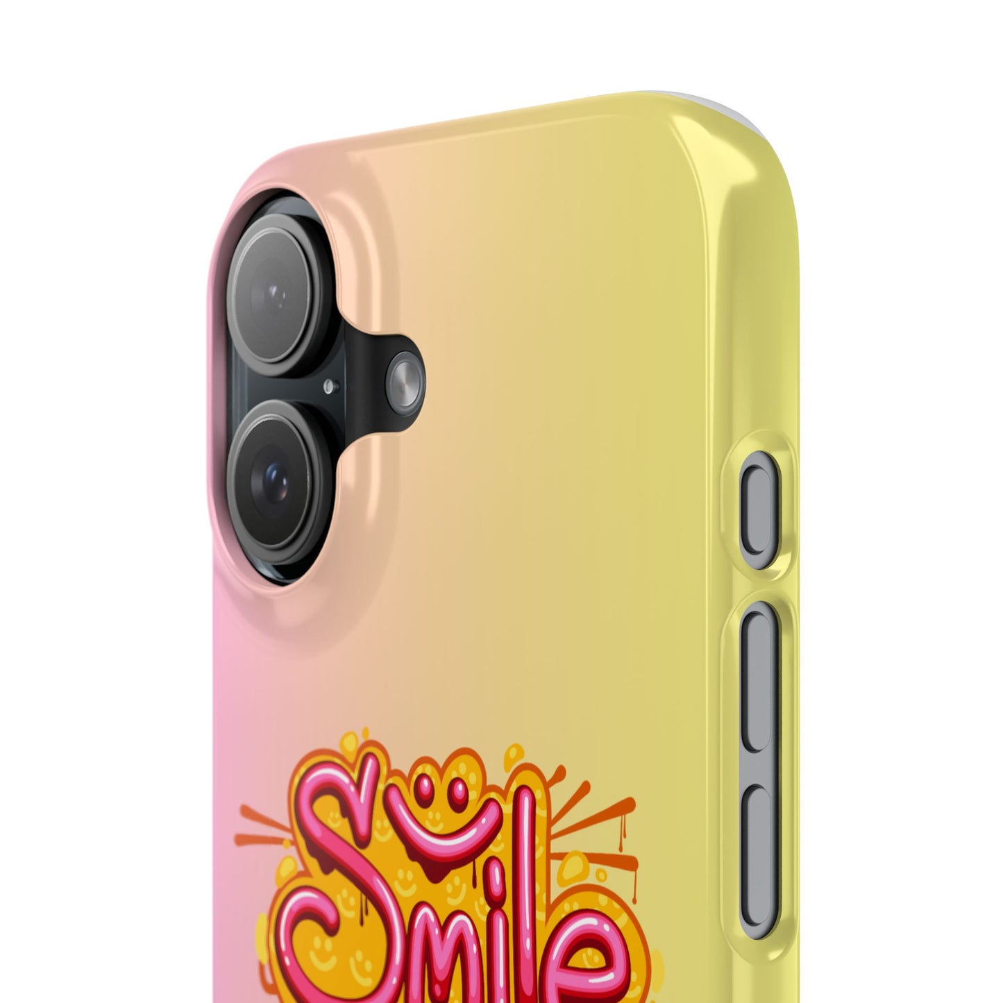 Phone Case with Smile Inscription