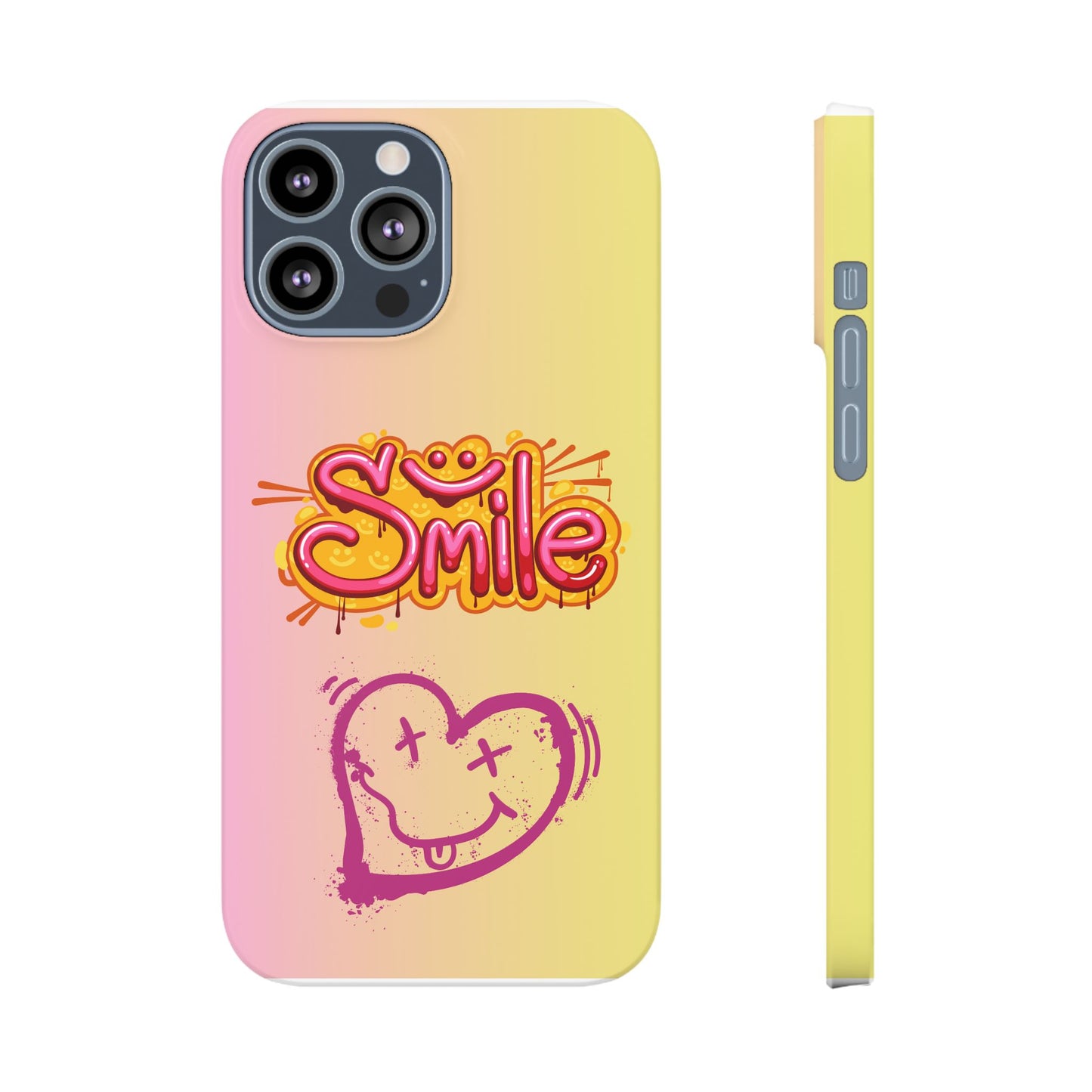 Phone Case with Smile Inscription