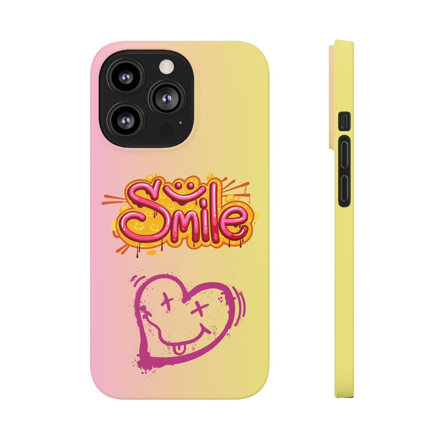 Phone Case with Smile Inscription