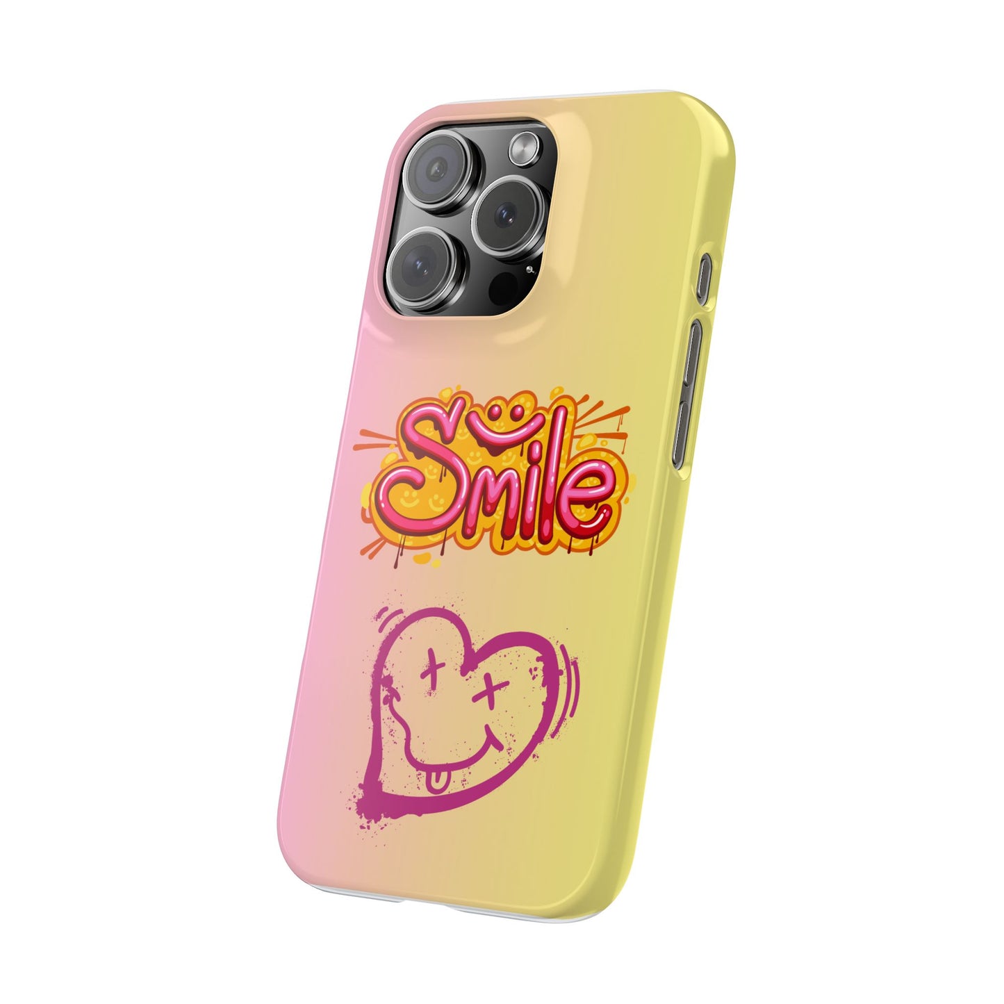 Phone Case with Smile Inscription