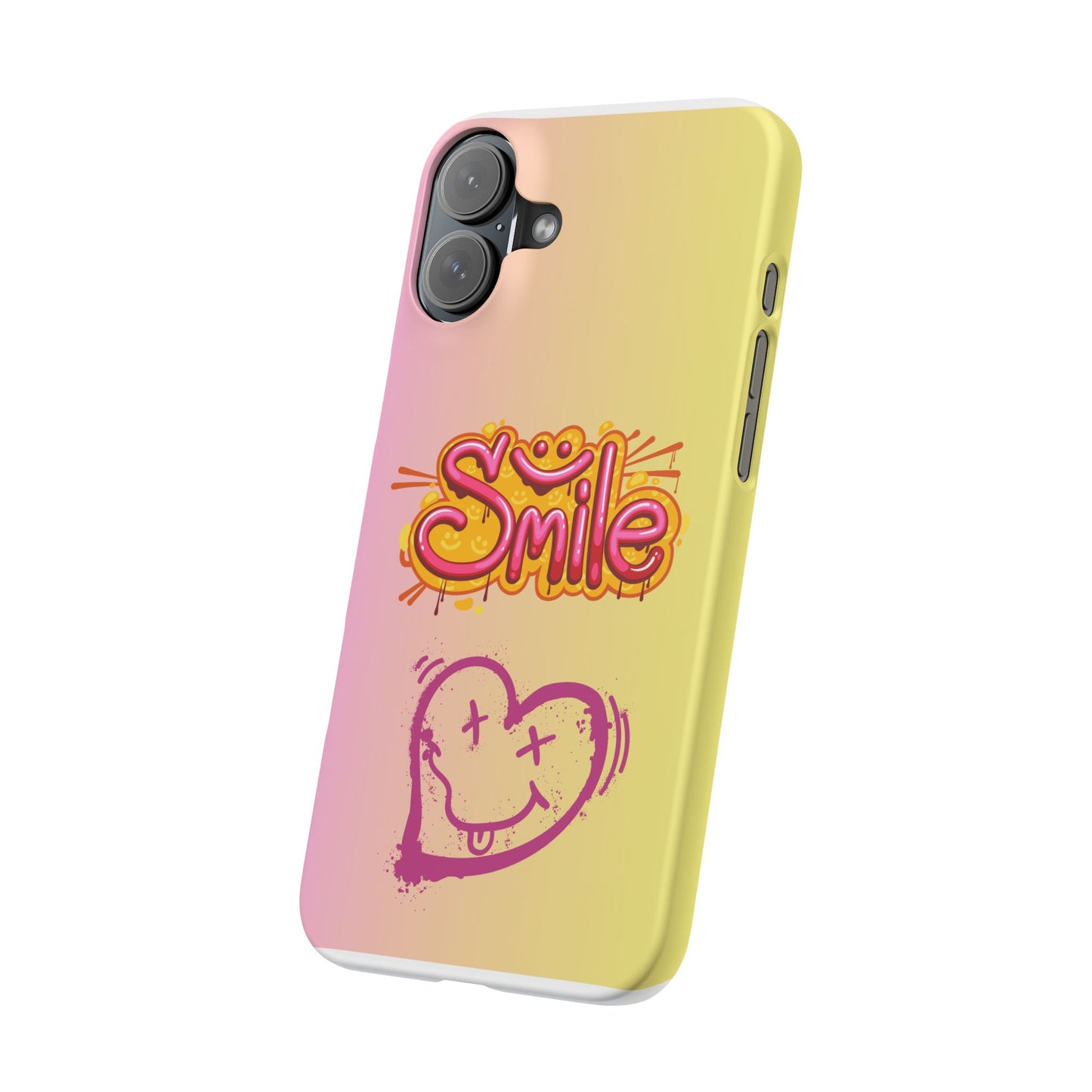 Phone Case with Smile Inscription