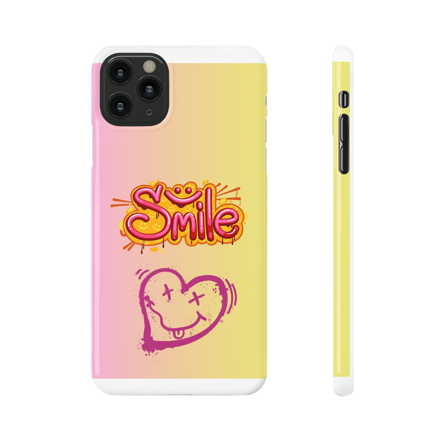 Phone Case with Smile Inscription