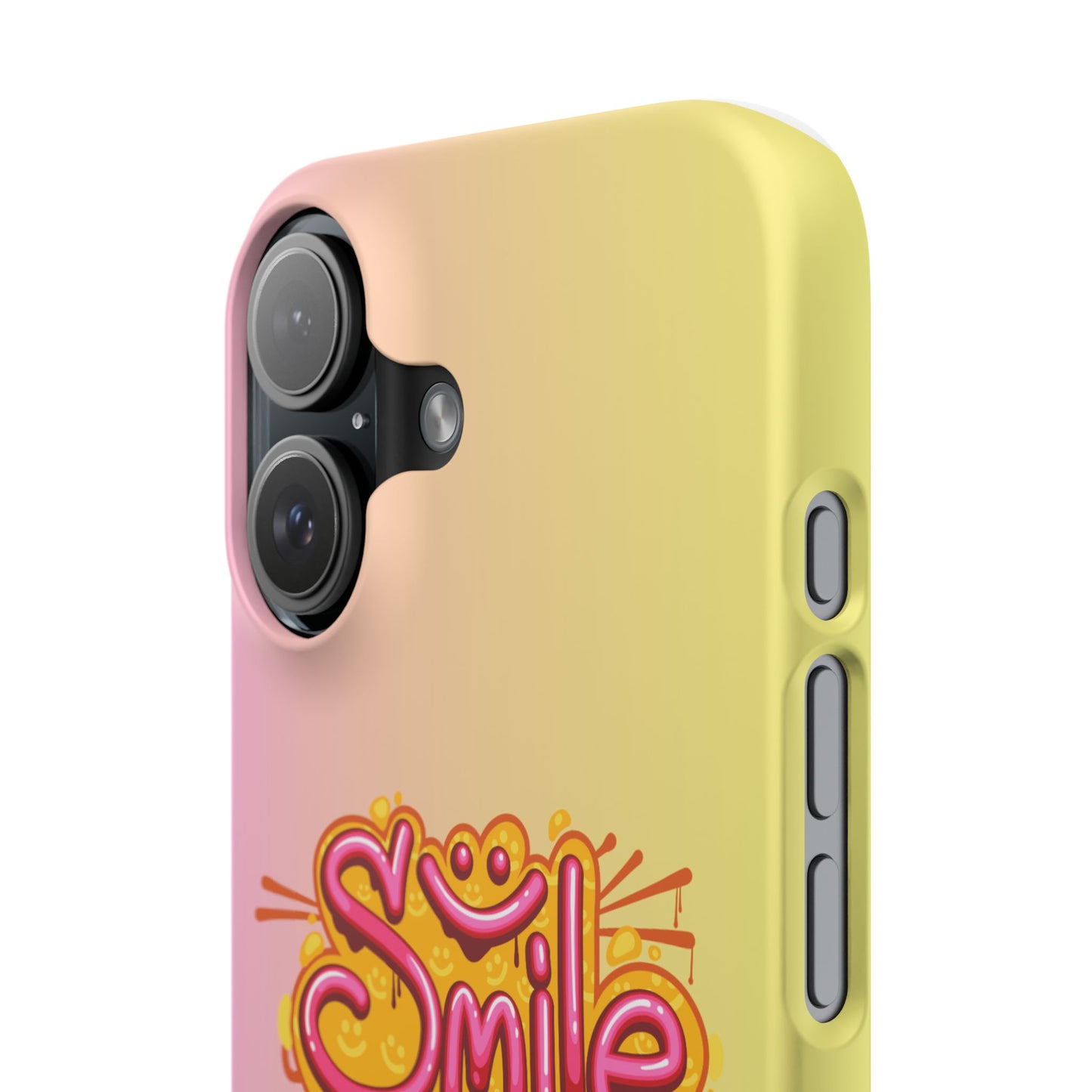 Phone Case with Smile Inscription