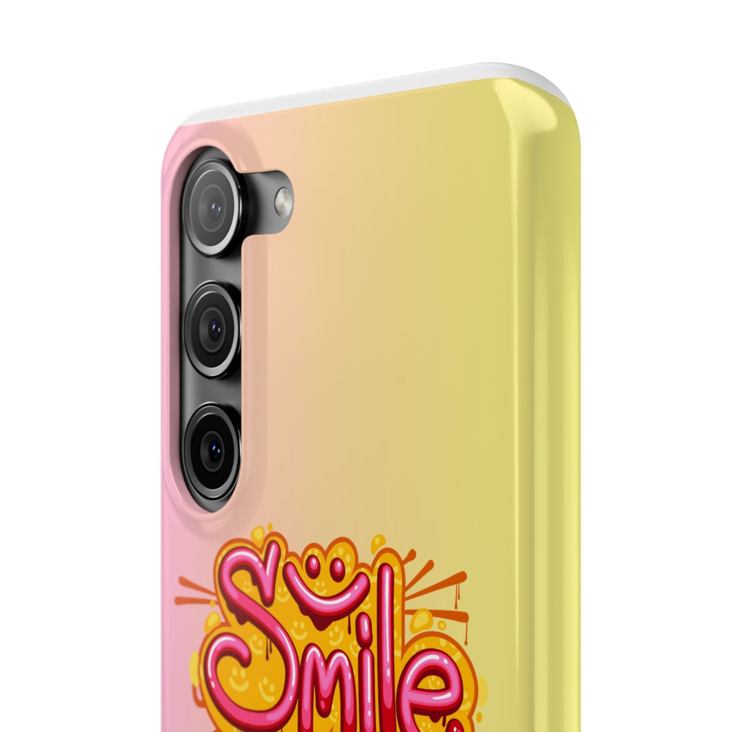 Phone Case with Smile Inscription