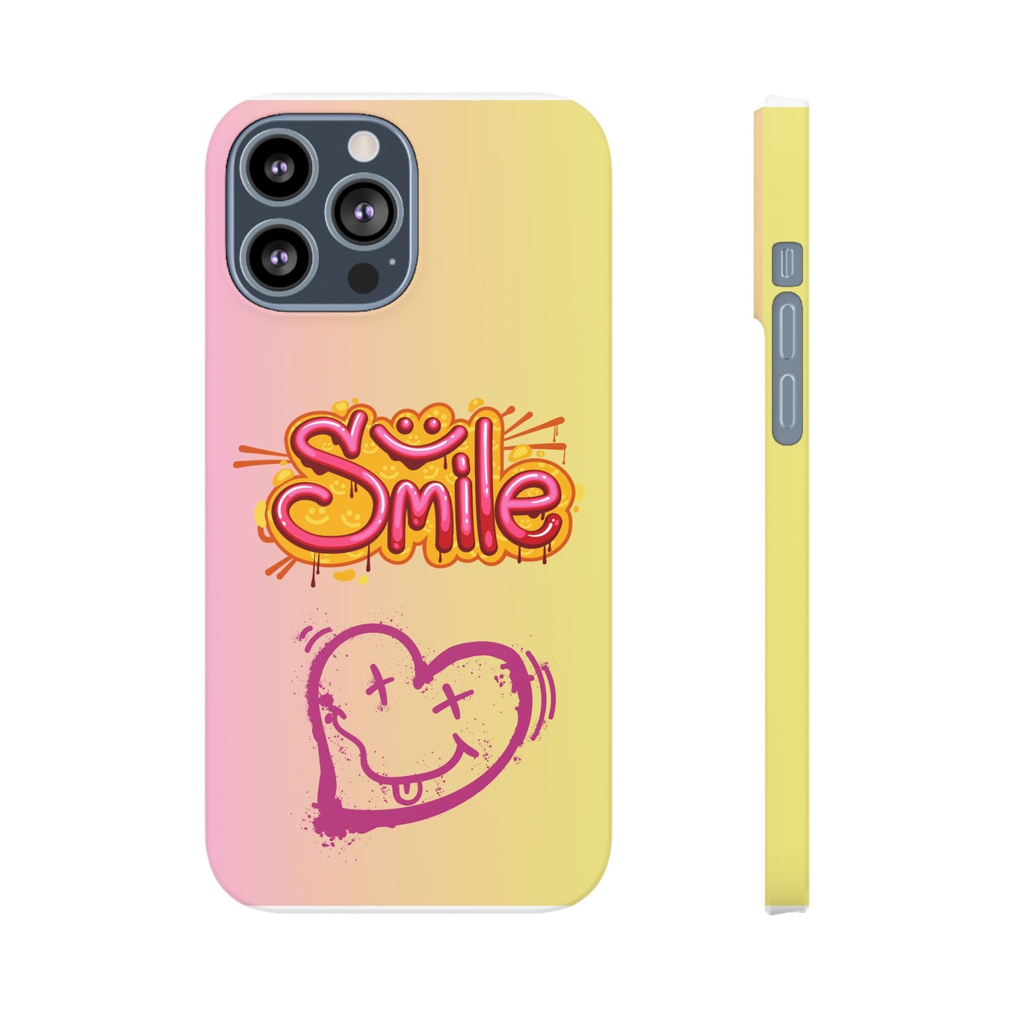 Phone Case with Smile Inscription