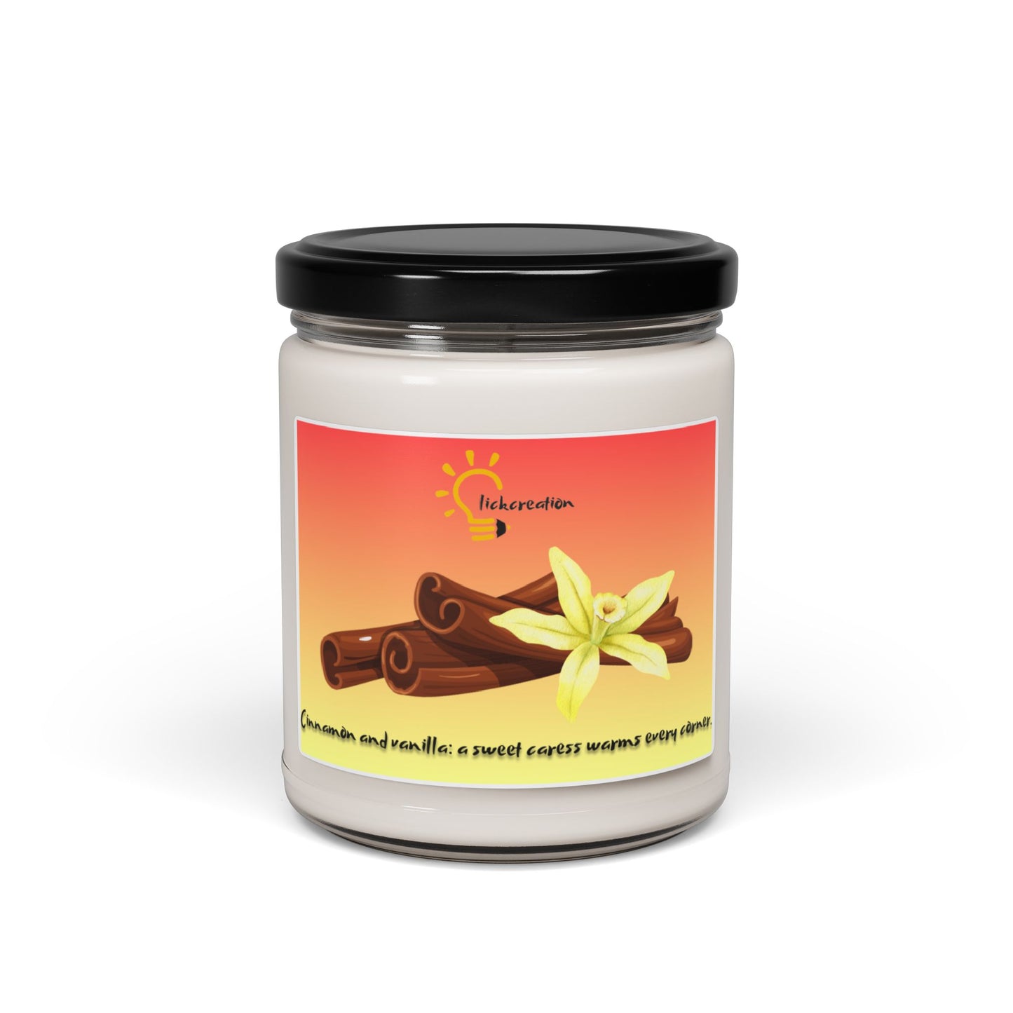 Soy Candle-Cinnamon and Vanilla