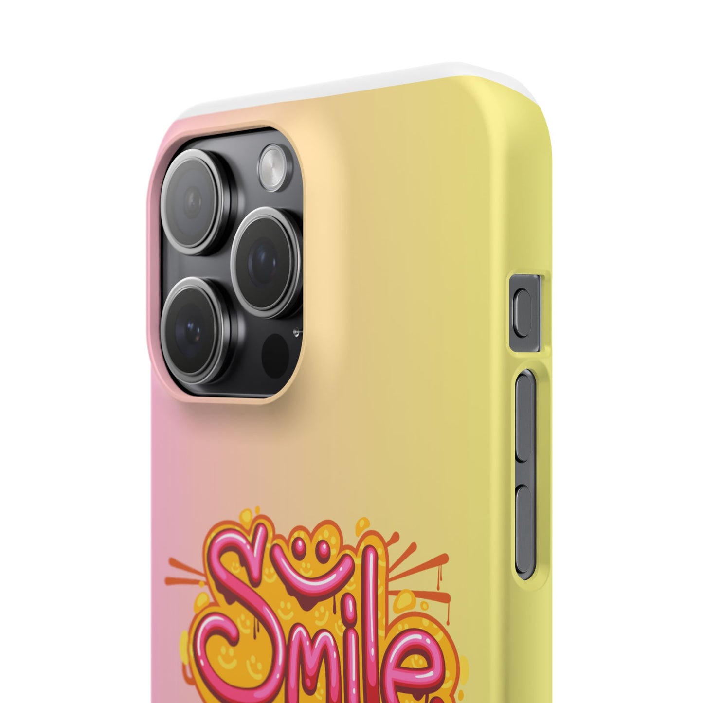 Phone Case with Smile Inscription