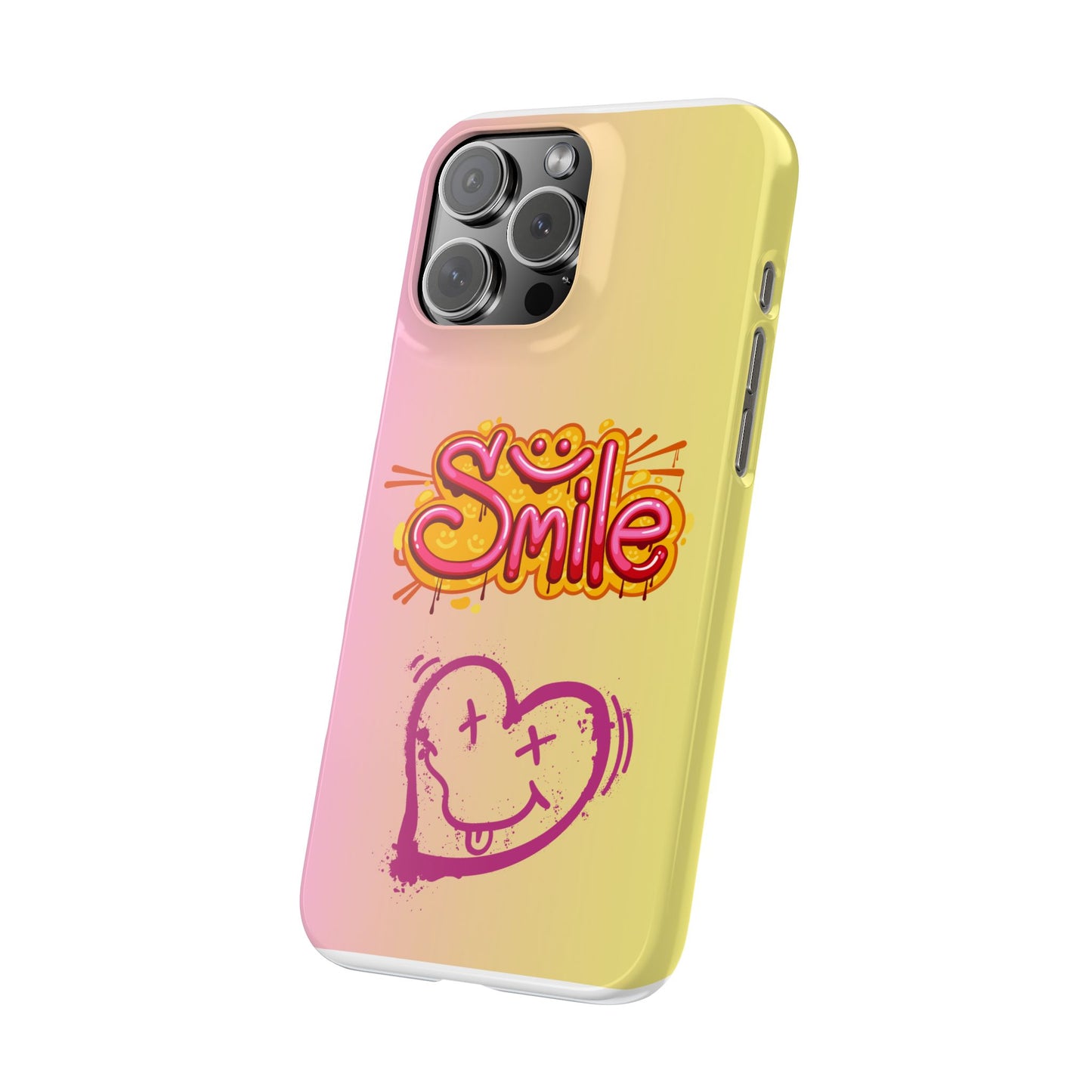 Phone Case with Smile Inscription