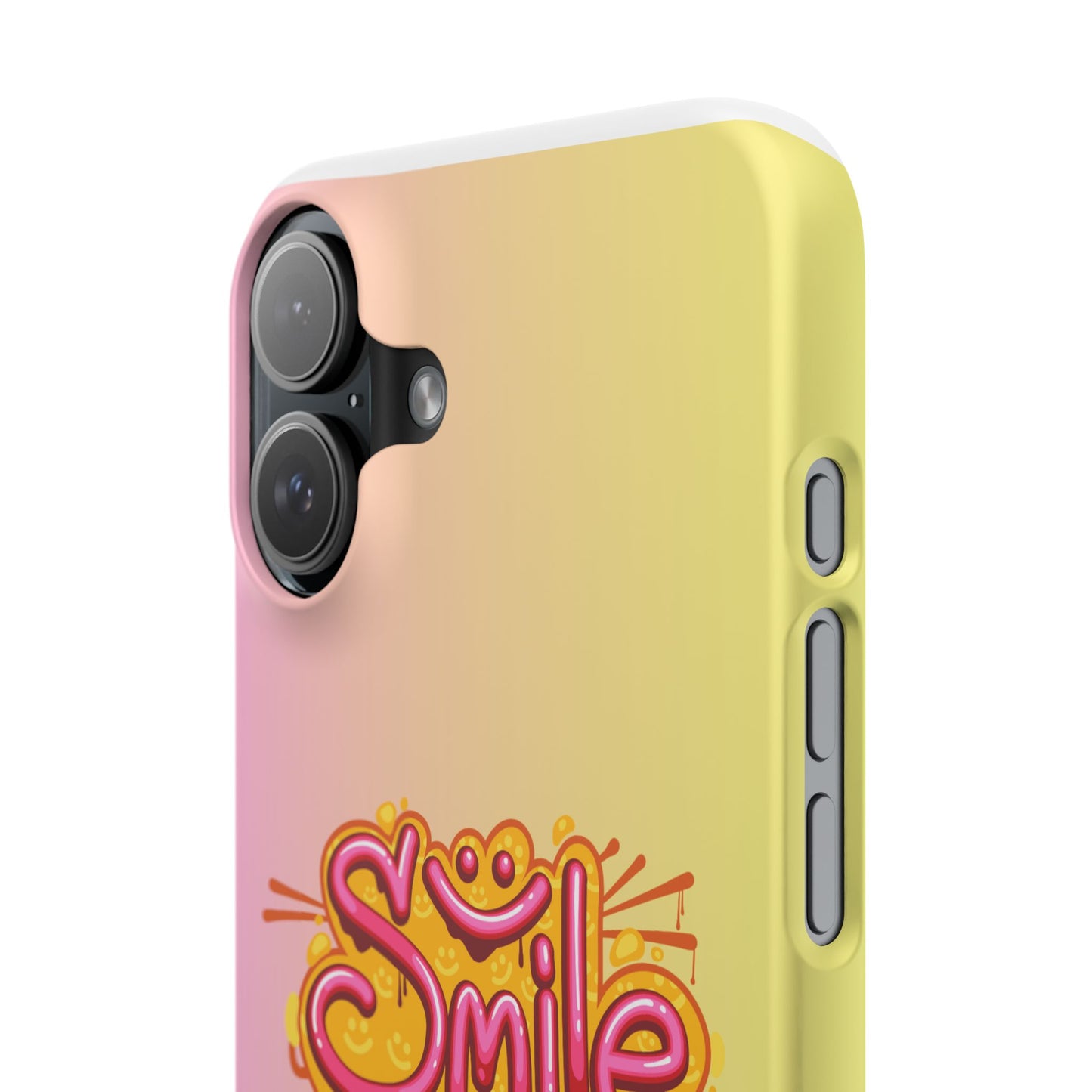 Phone Case with Smile Inscription