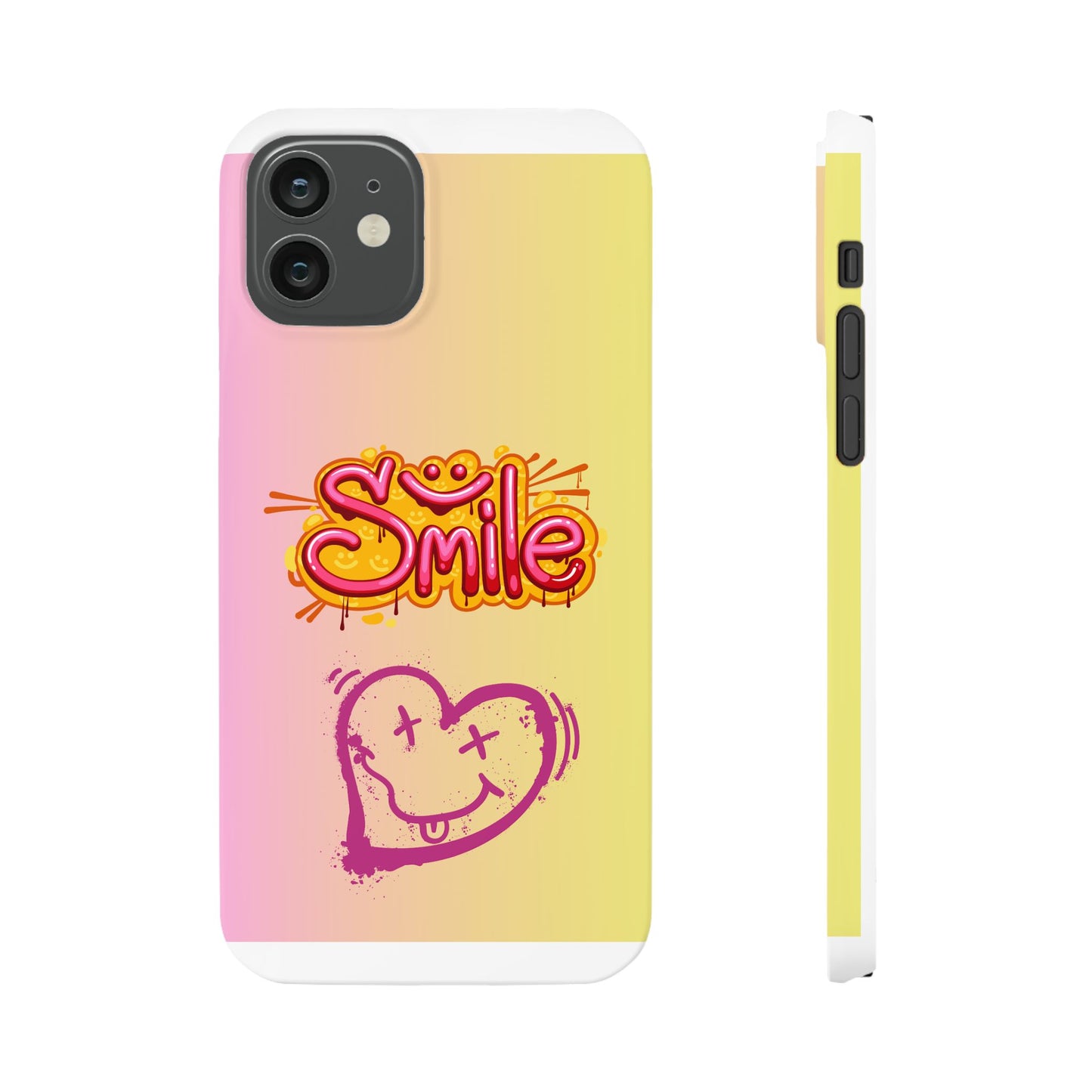 Phone Case with Smile Inscription