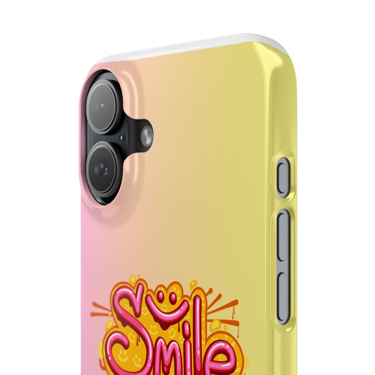 Phone Case with Smile Inscription