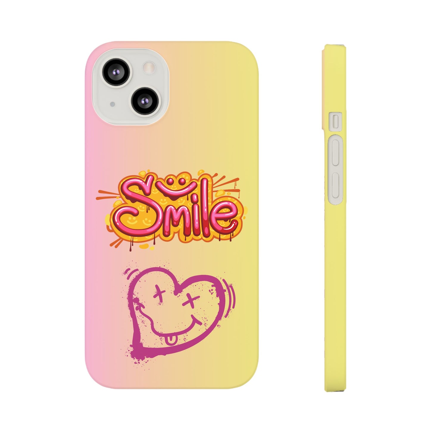 Phone Case with Smile Inscription