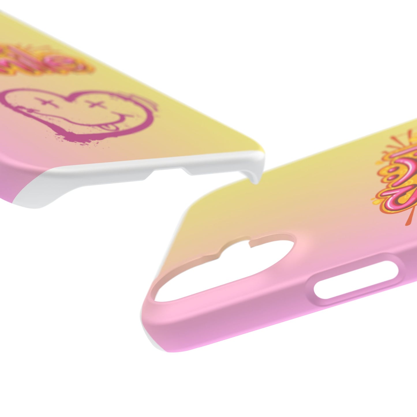 Phone Case with Smile Inscription