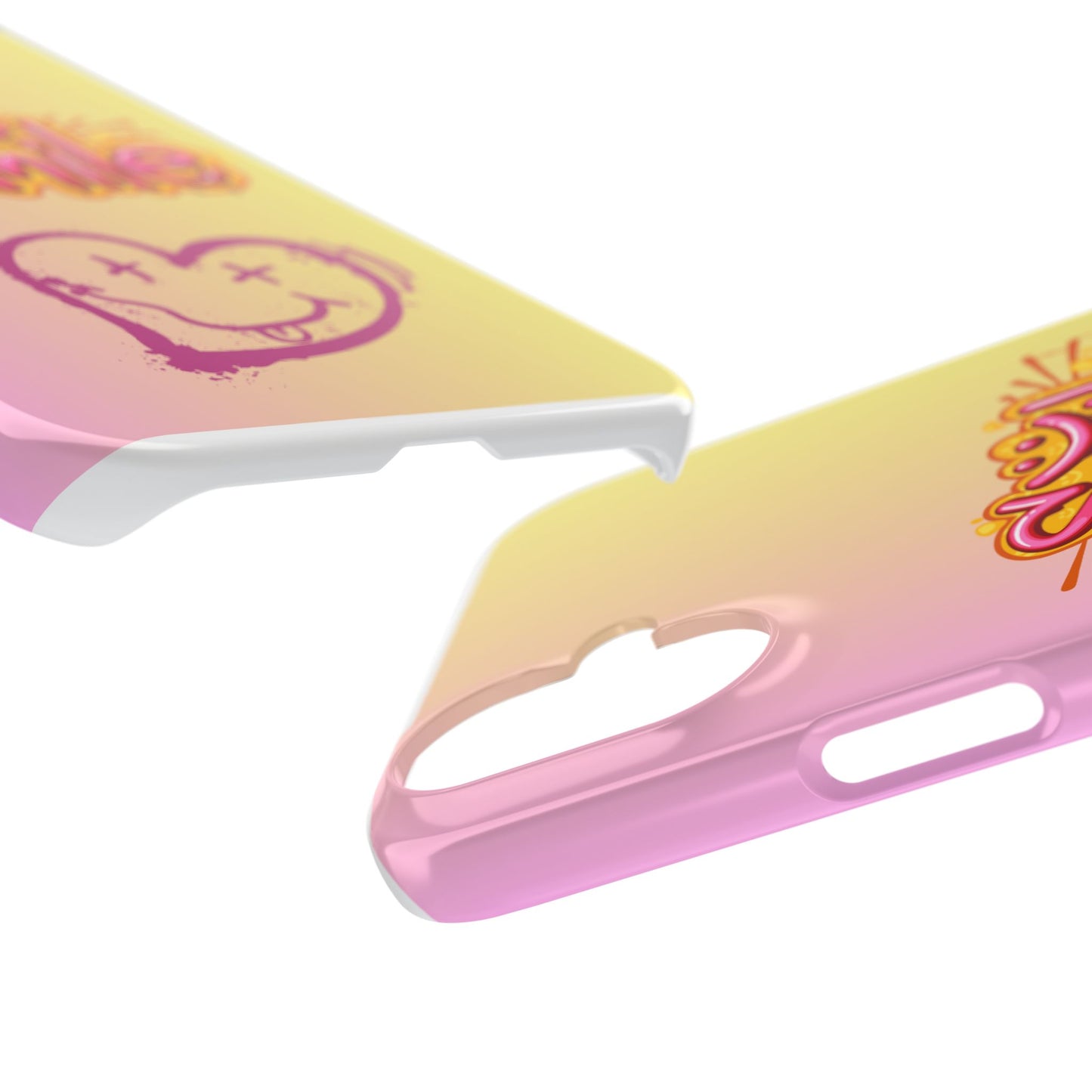 Phone Case with Smile Inscription