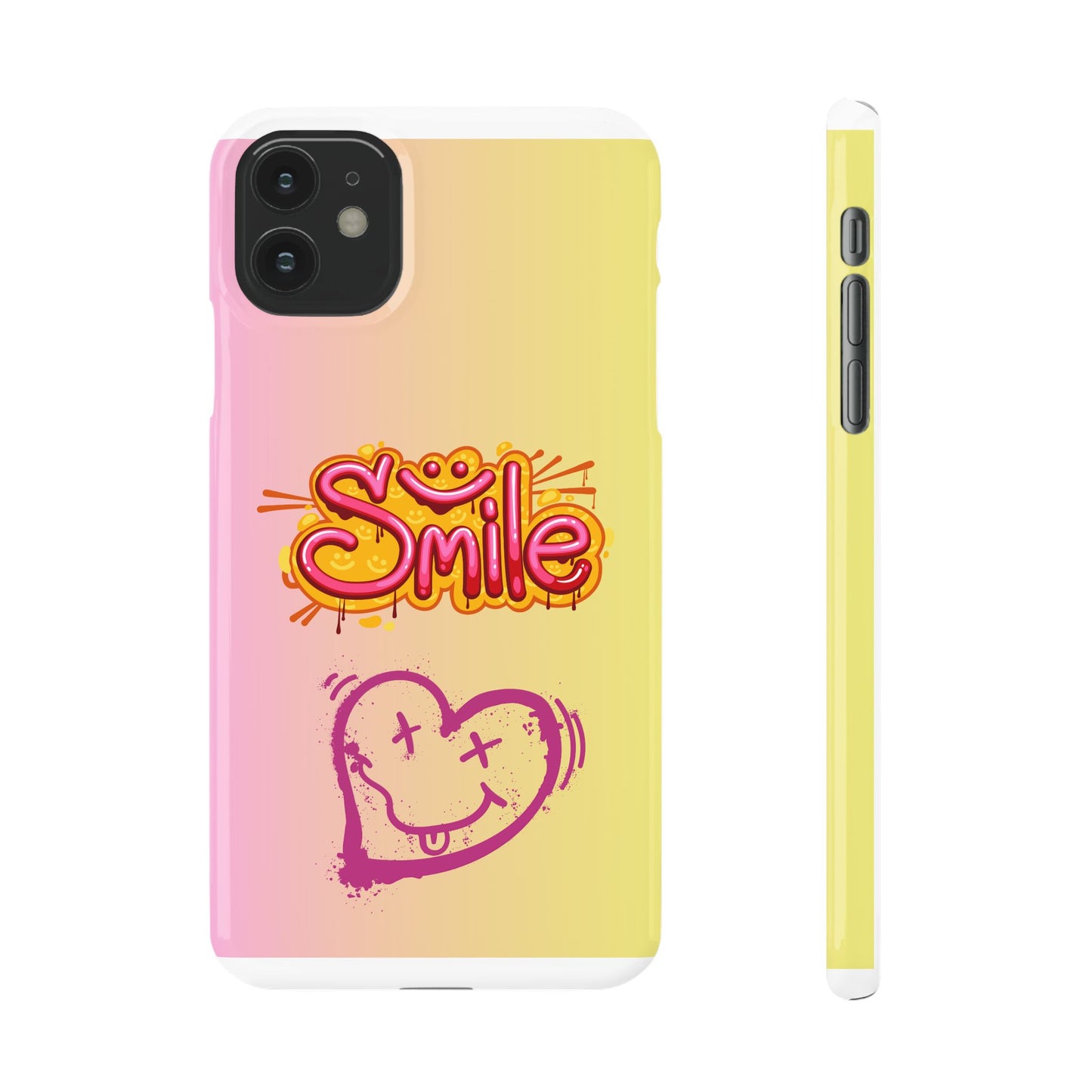 Phone Case with Smile Inscription