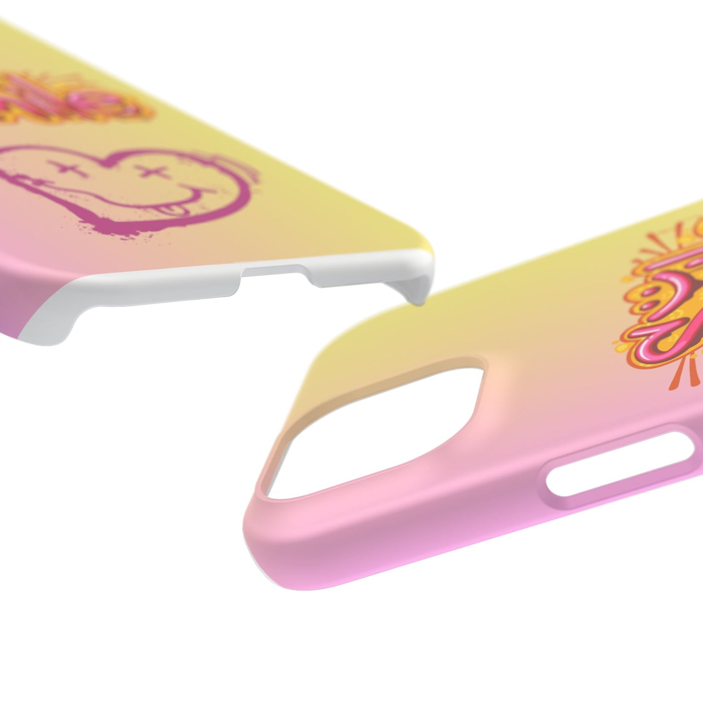 Phone Case with Smile Inscription