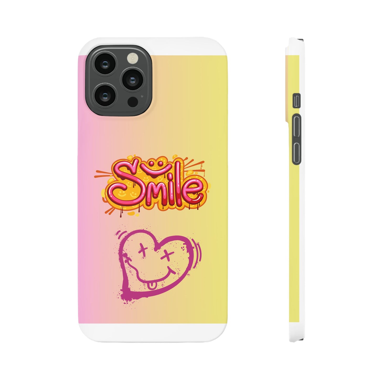 Phone Case with Smile Inscription