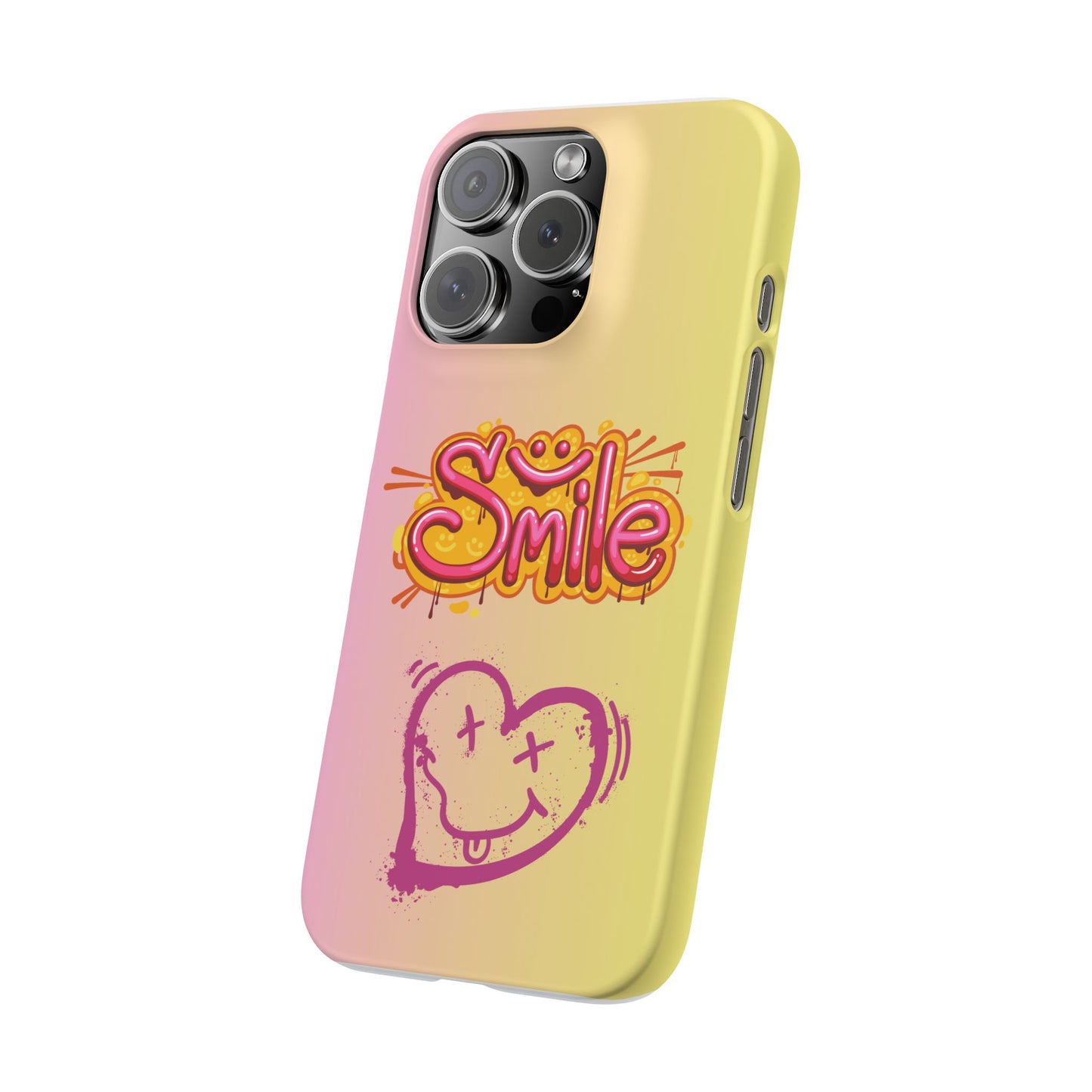 Phone Case with Smile Inscription