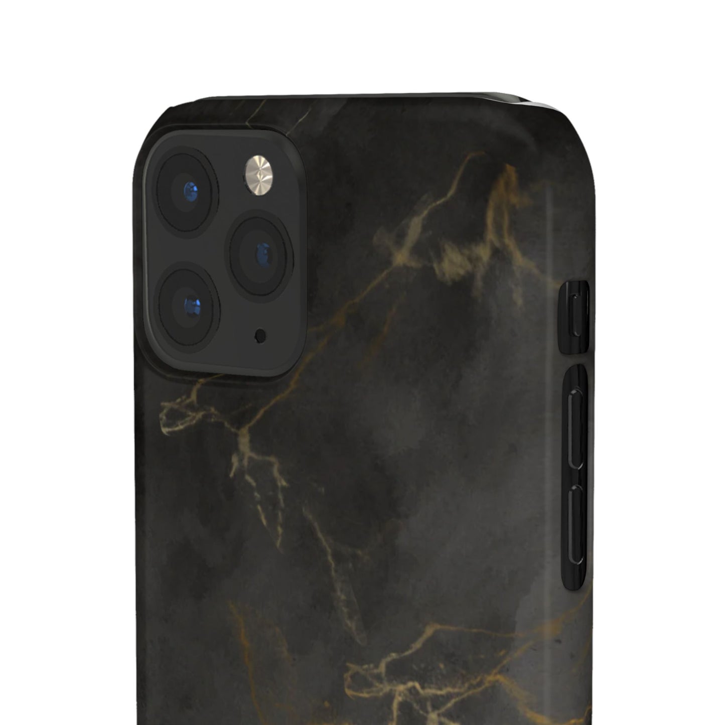 Phone Case - Elegant Black Snap Case