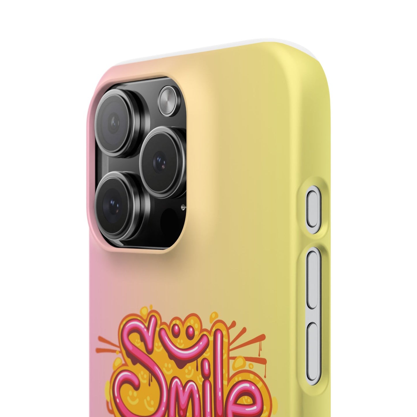 Phone Case with Smile Inscription