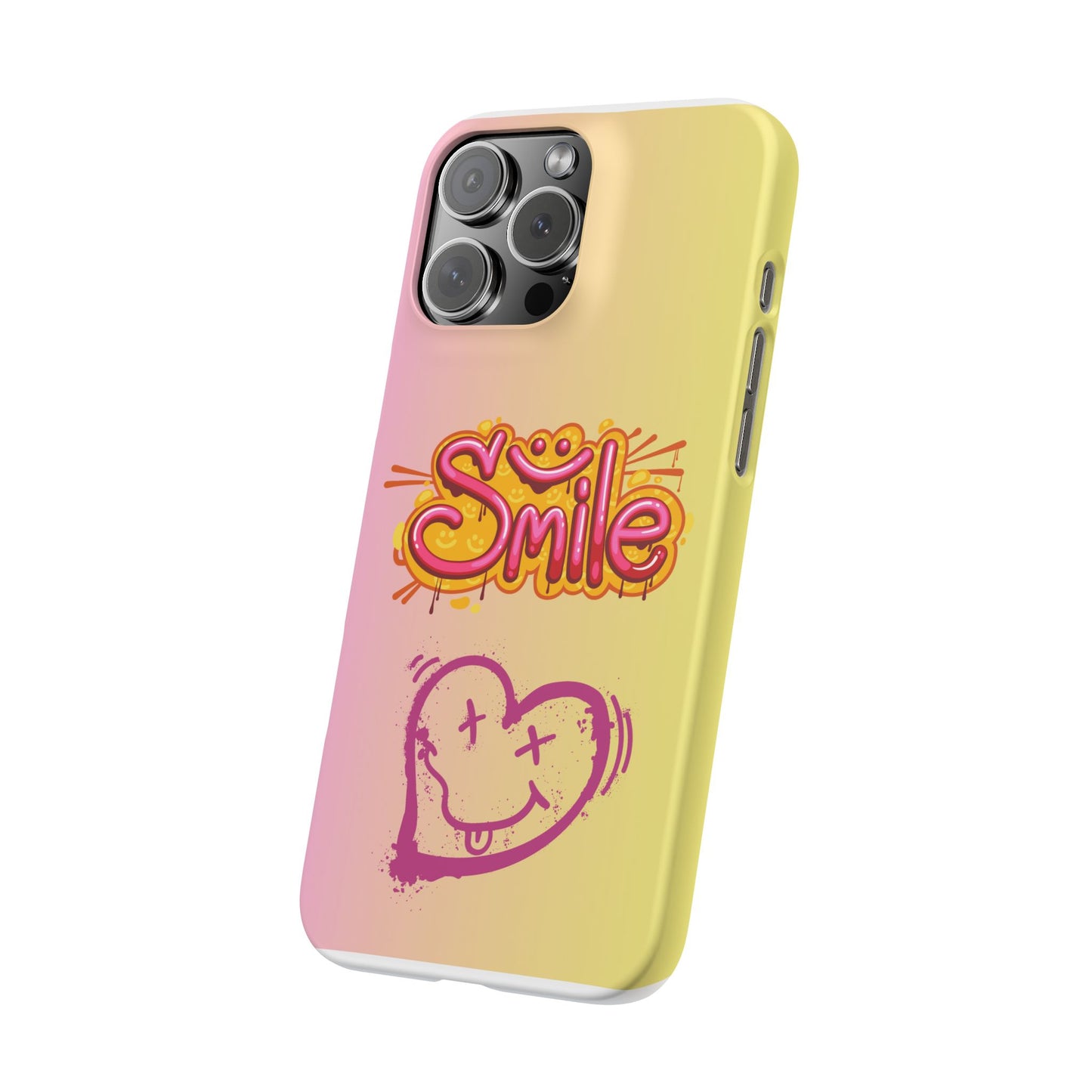 Phone Case with Smile Inscription