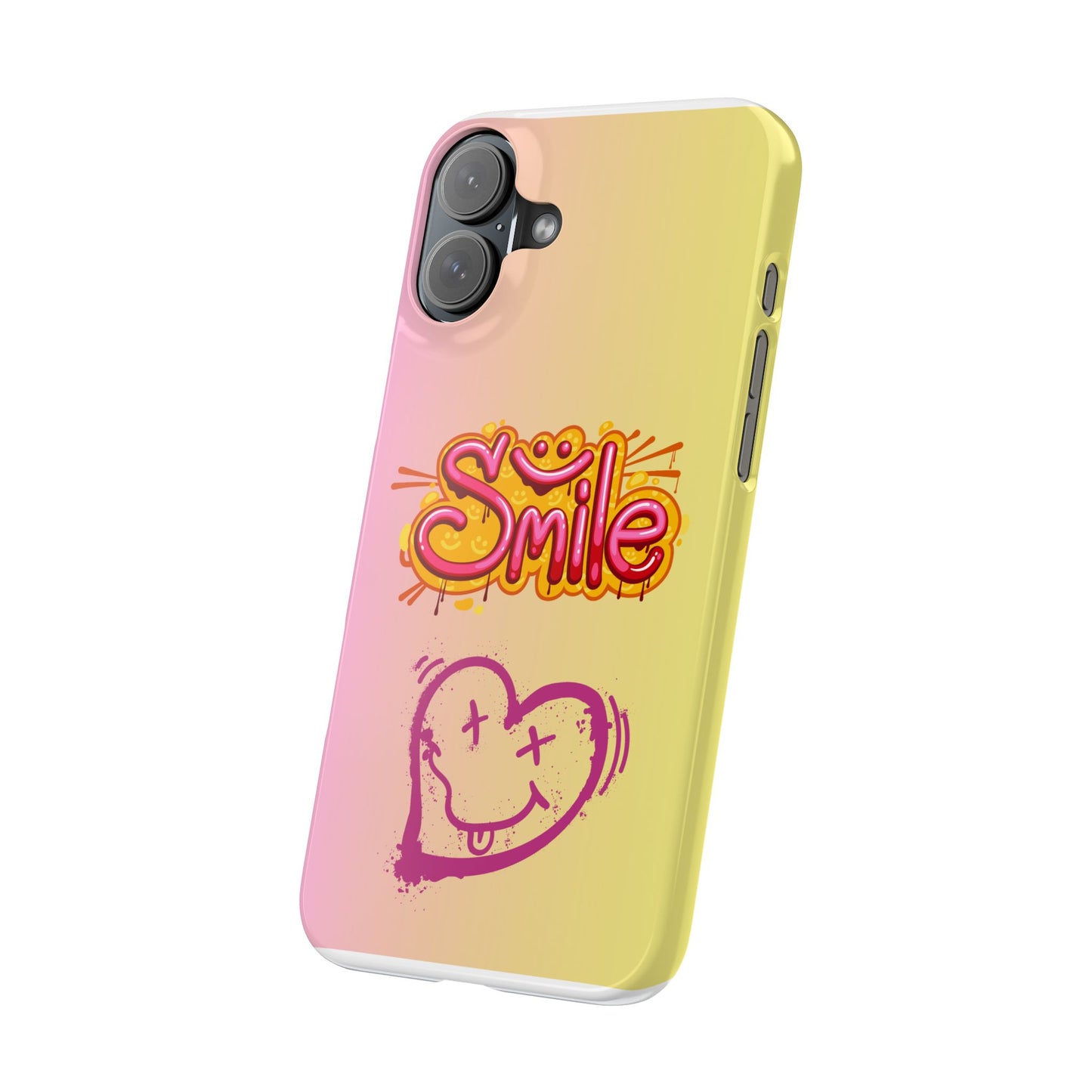 Phone Case with Smile Inscription